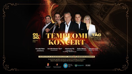 A táci református templomban folytatódik a Templomi Koncertek programsorozat