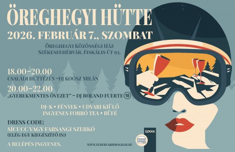 Öreghegyi Hütte szombaton este a városrész közösségi házában