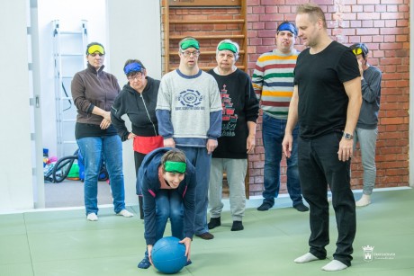 A sport öröme mindenkié - képességfejlesztő foglalkozás a Frim Jakab Otthon lakóinak