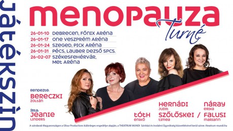 Jelentős kedvezménnyel lehet belépőt váltani a szombati Menopauza musicalre