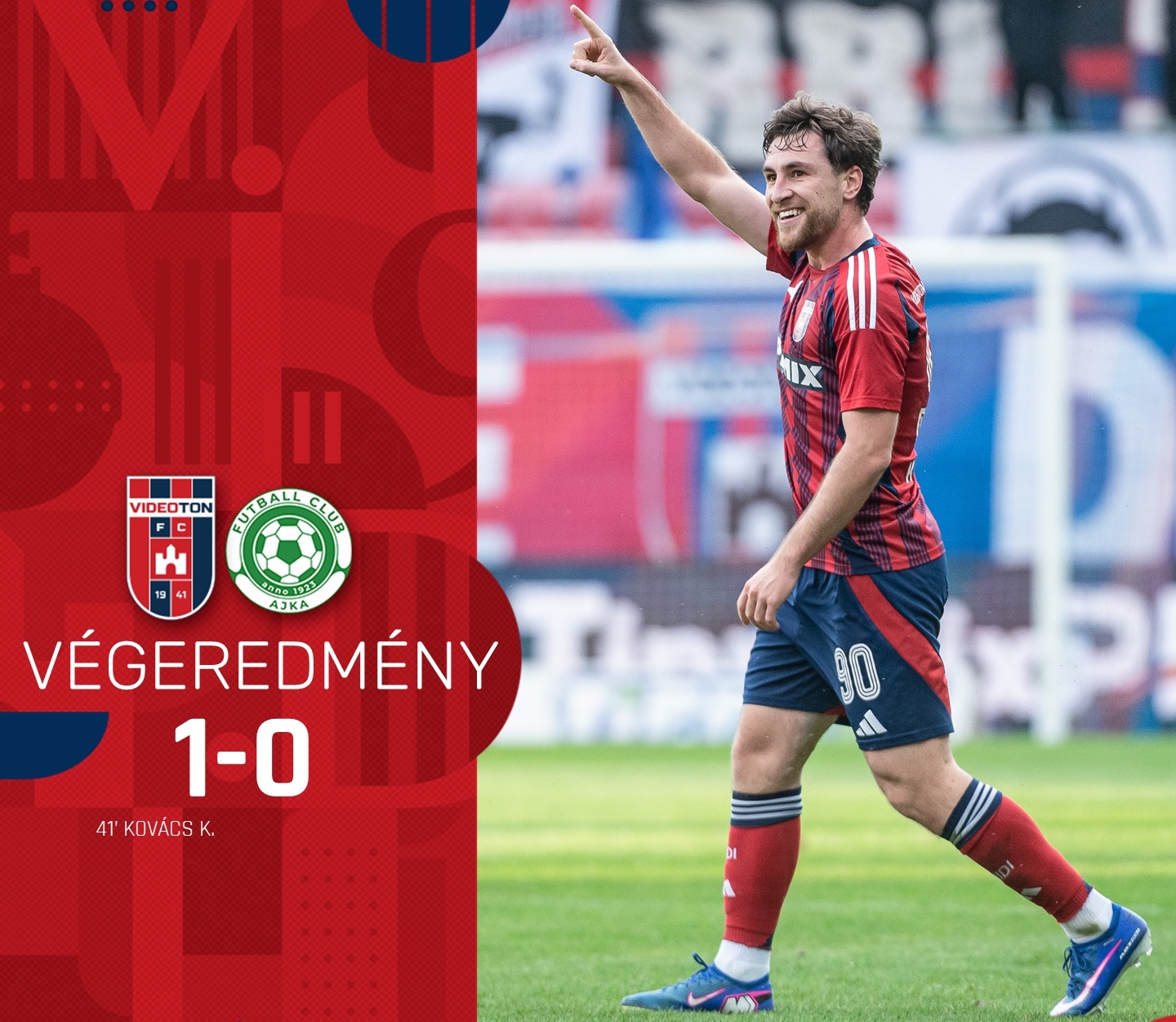 Fontos győzelem Sóstón - Kovács Krisztián góljával nyert a Videoton