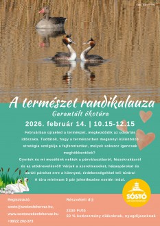 A természet randikalauza - Valentin nap a Sóstó Természetvédelmi Területen