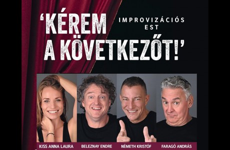 Kérem a következőt! – poénokban sűrű este ismert színészekkel a Köfém Művházban