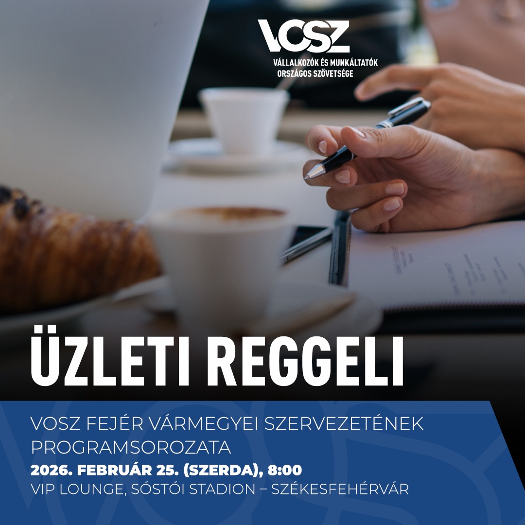 Új programsorozat indul február 25-én a Fejér vármegyei üzletembereknek!