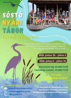 Még lehet jelentkezni a Sóstó nyári táborának júliusi turnusára