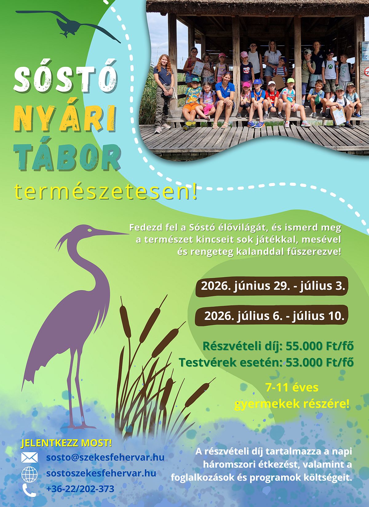 Még lehet jelentkezni a Sóstó nyári táborának júliusi turnusára