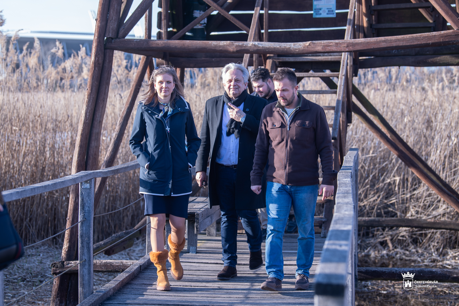 A megmentett Sóstó csodájával ismerkedett a környezetügyért felelős államtitkár