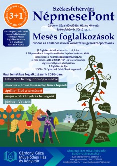 Márciusban és áprilisban is folytatódnak a NépmesePont foglalkozásai