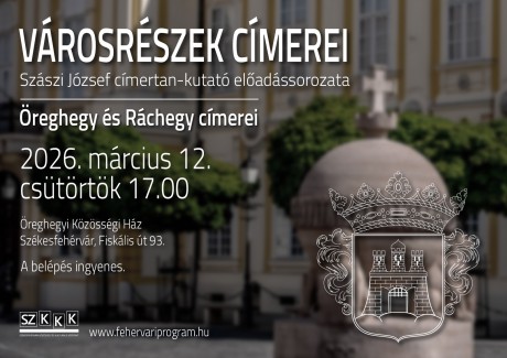 Öreghegyen és Ráchegyen folytatódik a városrészek címerei sorozat