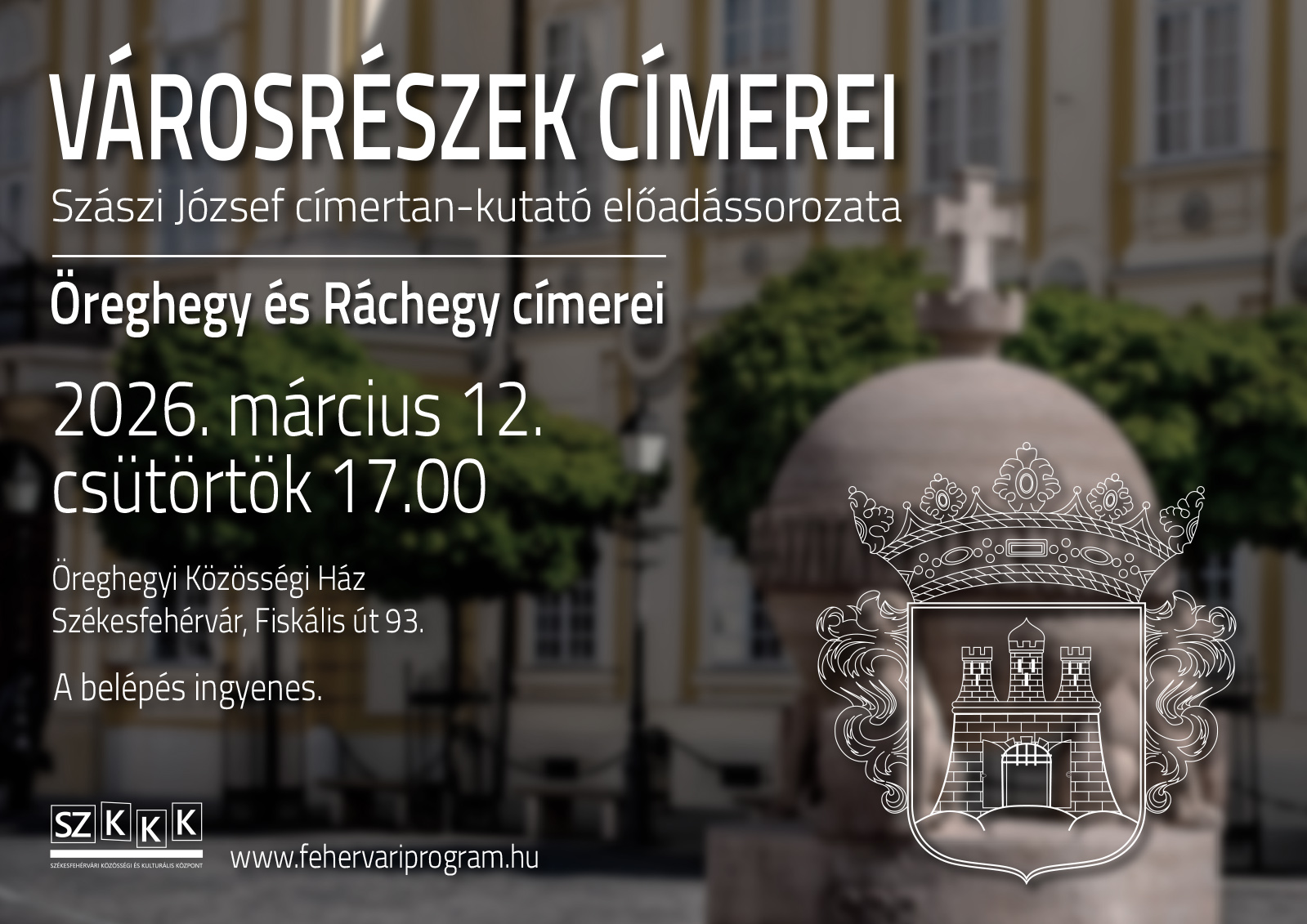 Öreghegyen és Ráchegyen folytatódik a városrészek címerei sorozat