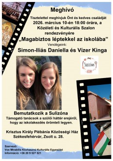 Bemutatkozik a Sulizóna a Közéleti és Kulturális Szalonban március 10-én