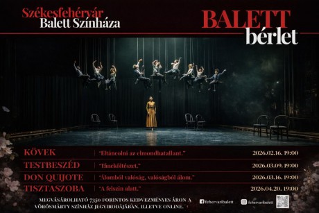 Változatos előadások a balett színház tavaszi évadában márciusban és áprilisban