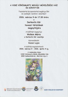 Március 9-én nyílik a Derkovits Kör tavaszi tárlata a VOKE-ban