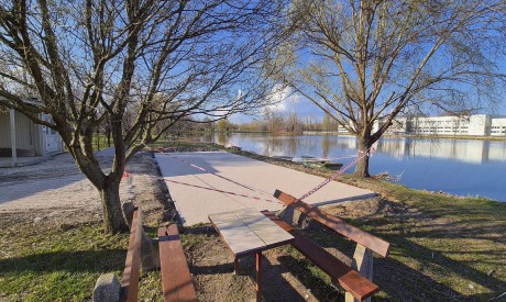 Új halőrházat épít a horgászegyesület a Bregyó-tó mellett