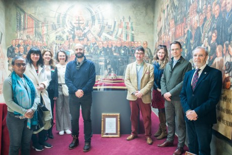 Az MCC külföldi vendégoktatóit és kutatóit fogadták a Városházán