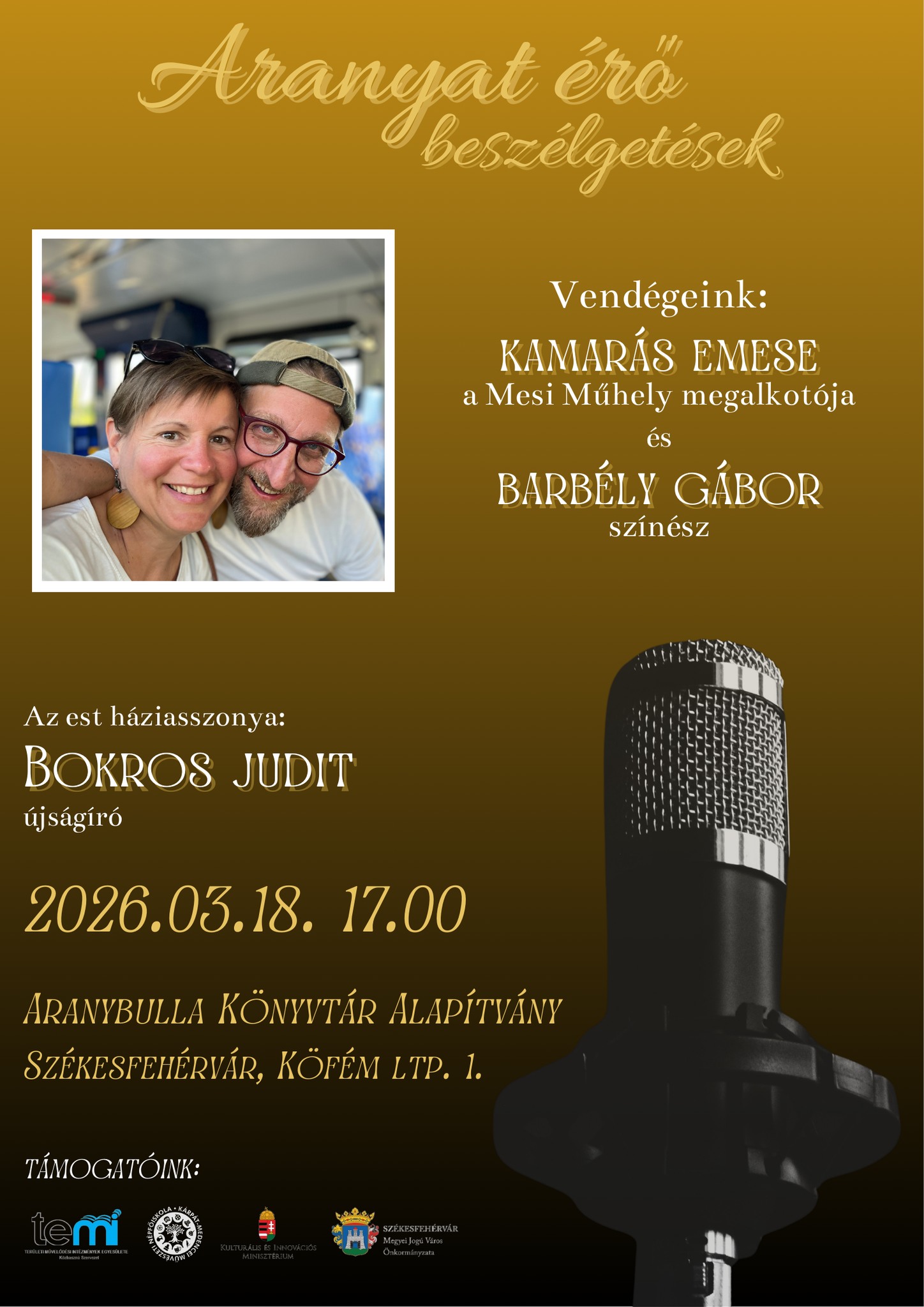 Újabb Aranyat érő beszélgetést és családi társasjátékot rendez a héten az Aranybulla Könyvtár