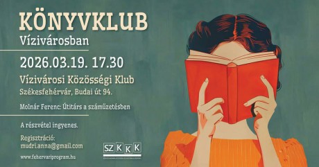 Molnár Ferenc műve csütörtökön a Vízivárosi Könyvklubban