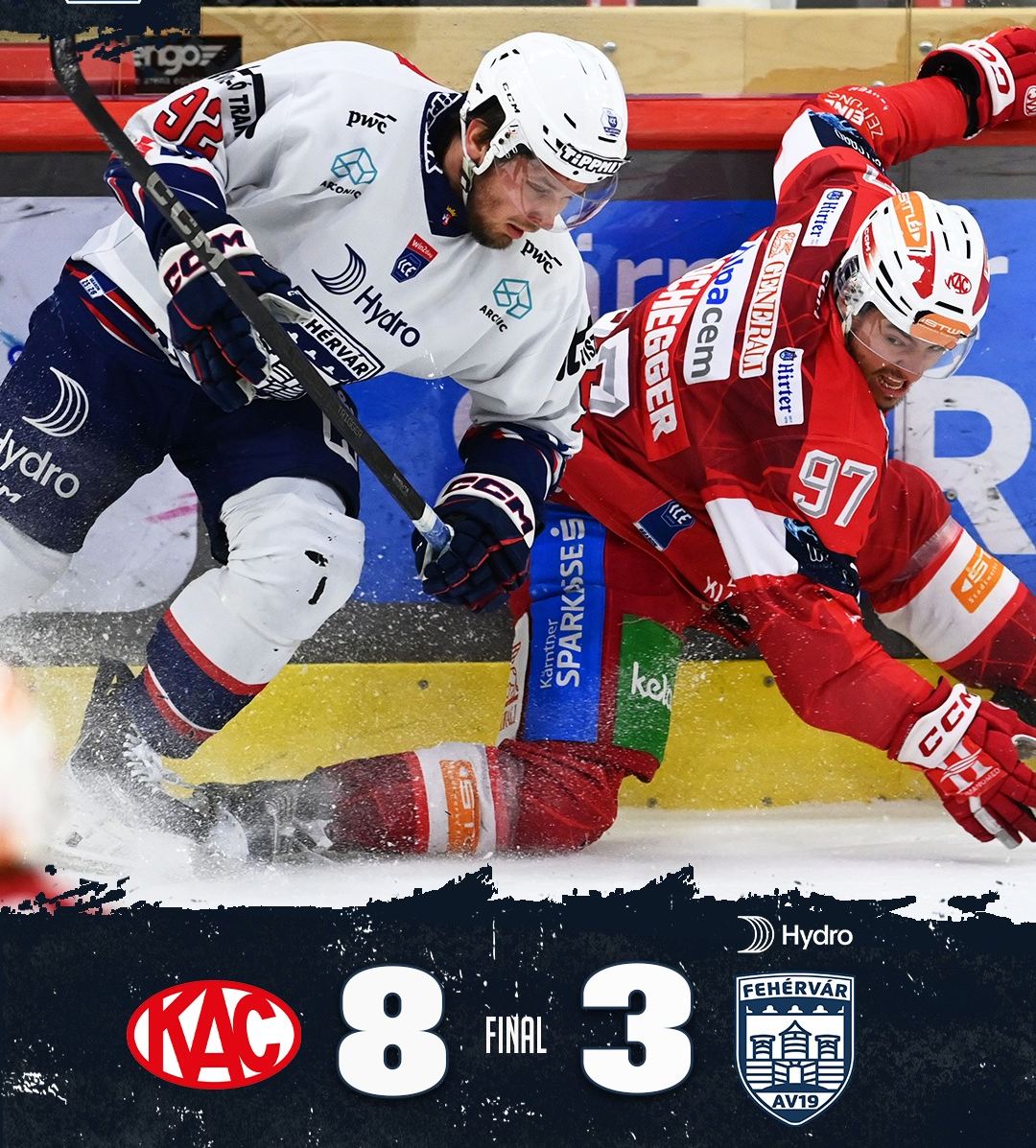 Szoros első harmad után a második játékrészben a KAC eldöntötte a meccset