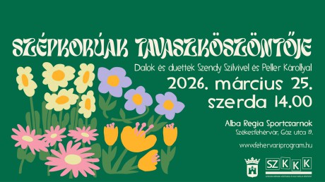 Tavaszköszöntő ajándékkoncert szépkorúaknak az Alba Regia Sportcsarnokban