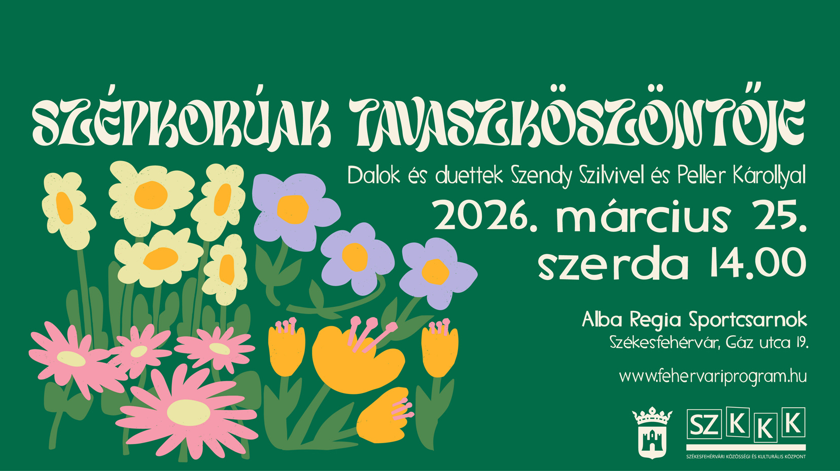 Tavaszköszöntő ajándékkoncert szépkorúaknak az Alba Regia Sportcsarnokban