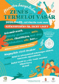 Húsvétra hangolva - zenés termelői vásár lesz a Zichy ligetben