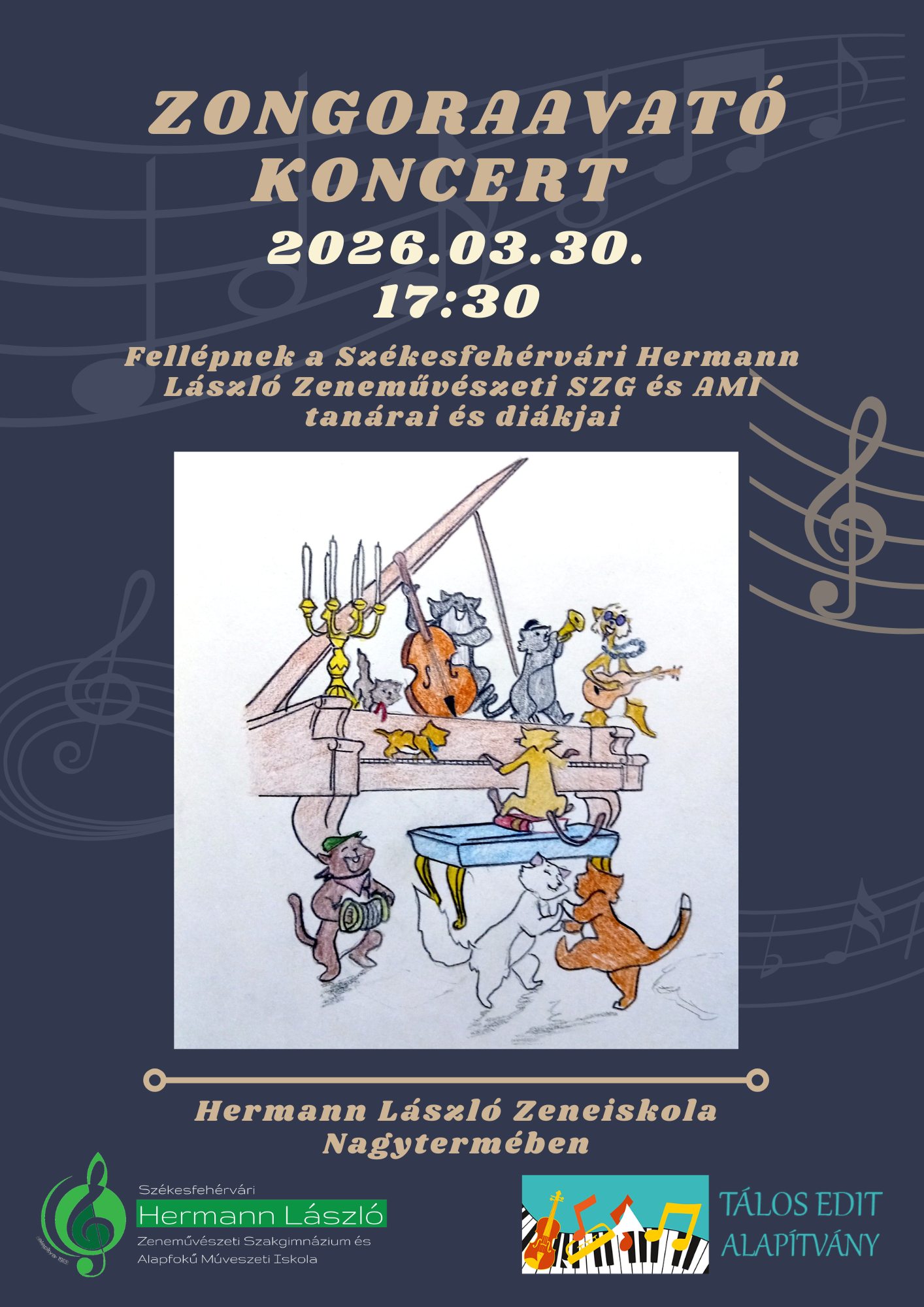 Zongoraavató hangversenyt rendeznek hétfőn a Zeneiskolában