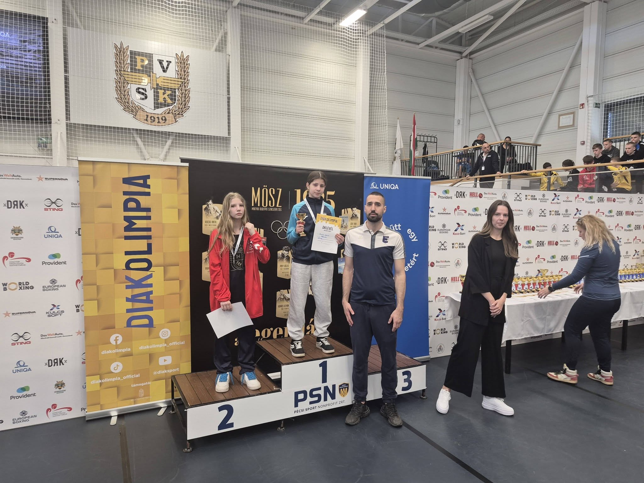 A MÁV Előre SC ökölvívói hatalmas sikert arattak a Diákolimpián