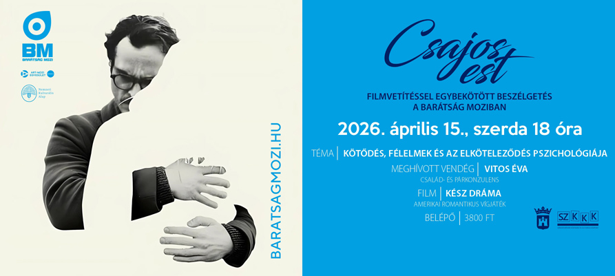Kötődés, félelmek, elköteleződés – jövő szerdán folytatódik a Csajos-estek sorozata