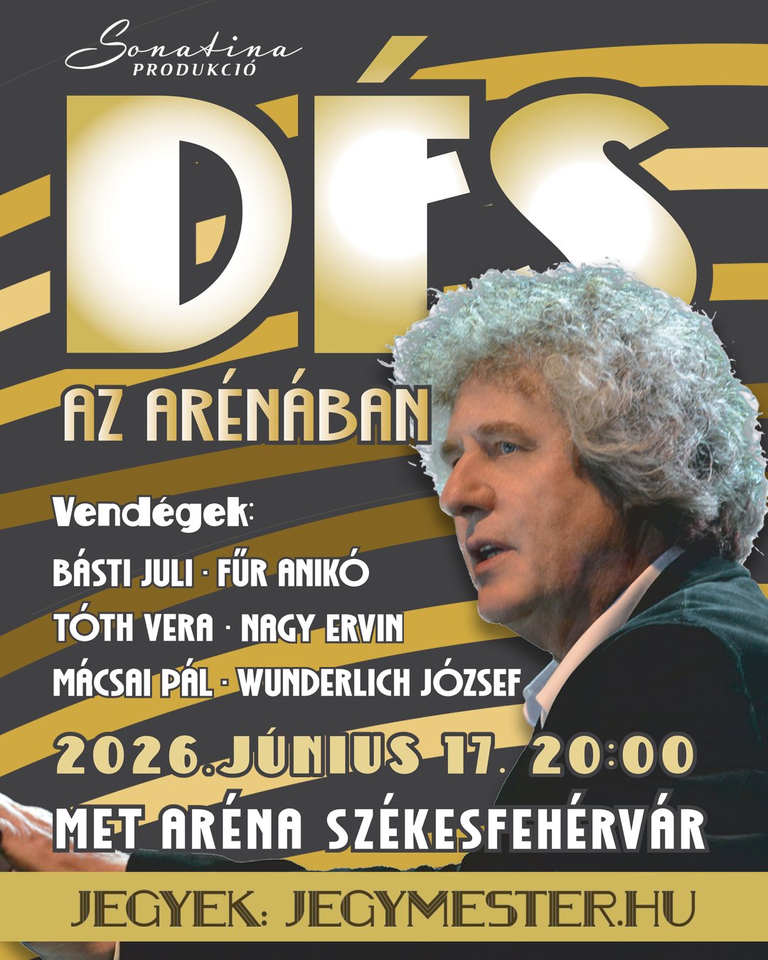 Dés László június 17-én a MET Arénában ad nagyszabású arénakoncertet