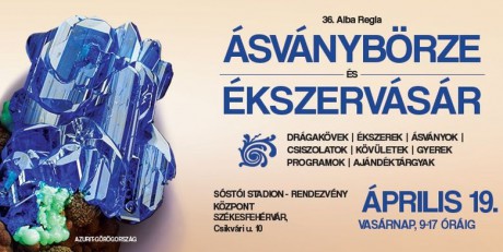 Új helyszínen várja április 19-én a látogatókat az Alba Regia Ásványbörze
