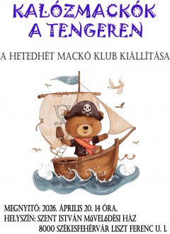 Érkezik a Fullánk nevű kalózhajó - Mackókiállítás a Belvárosban