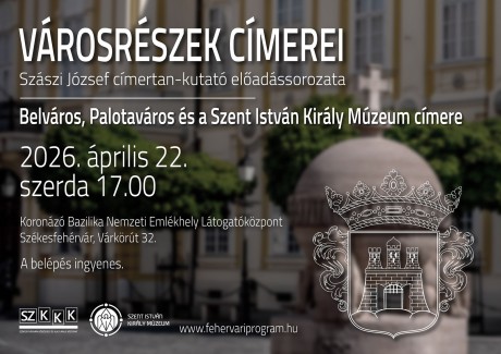 Belváros és Palotaváros címeréről tart előadást Szászi József