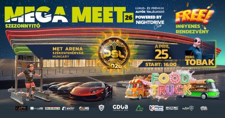 Ahol a prémium autók és az erősportok találkoznak – MEGA MEET szezonnyitó a MET Arénában