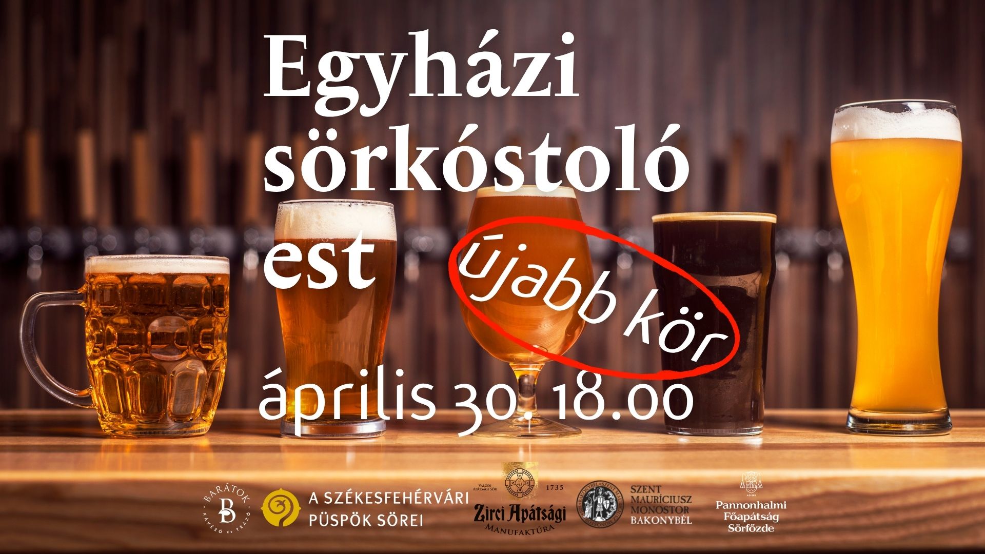 Újra itt az Egyházi Sörkóstoló Est – ízek, hagyomány és különleges történetek egy estén