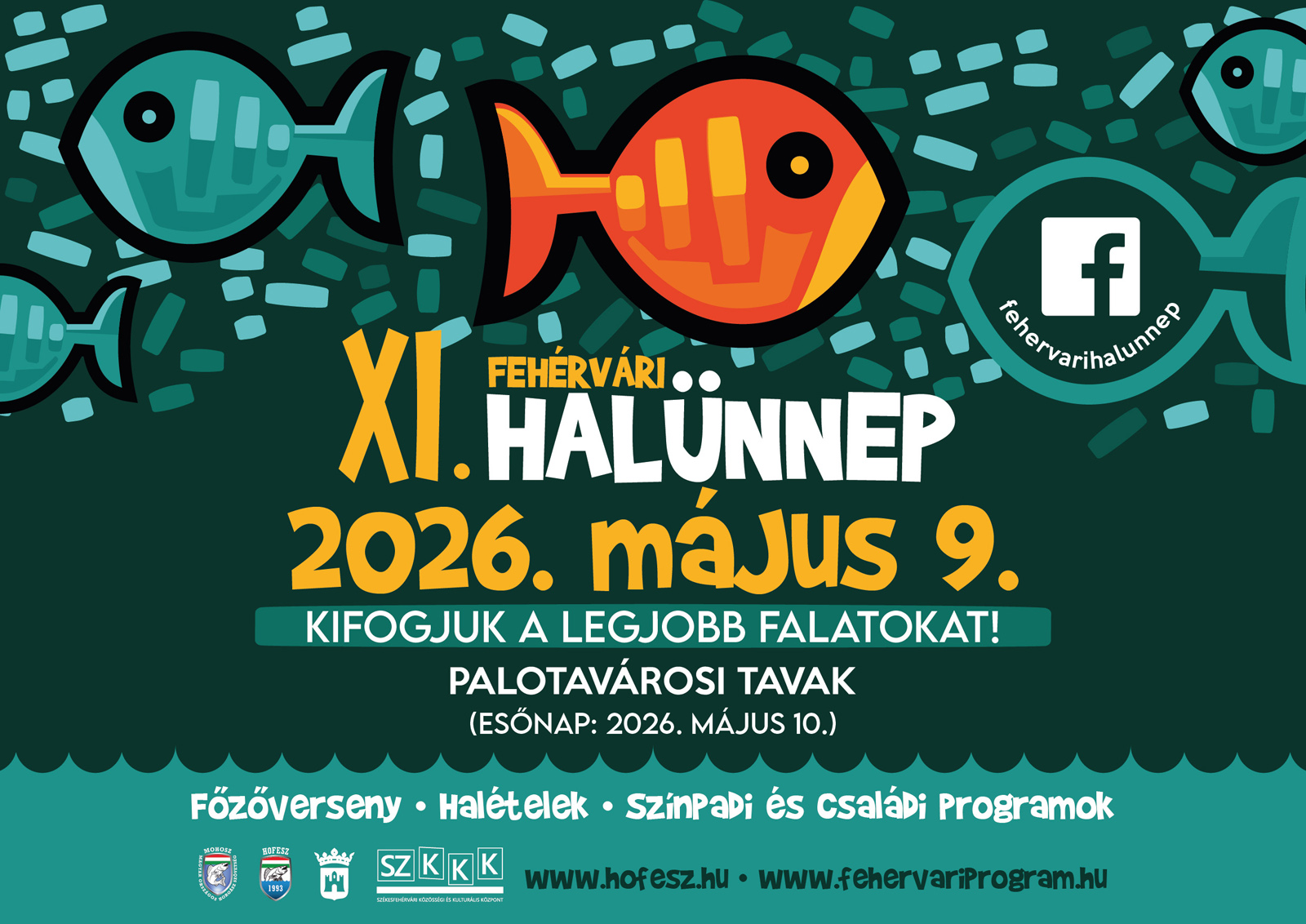 Idén is kifoghatjuk a legjobb falatokat a Palotavárosi tavaknál