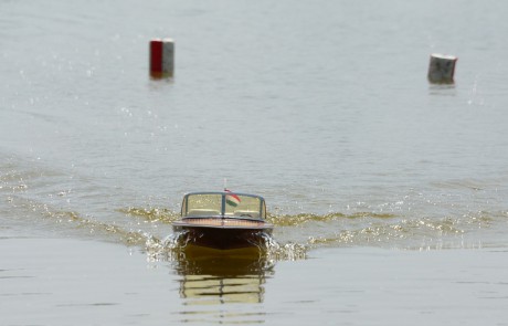 Élethű hajómodellek május 1-jén a Csónakázó-tavon