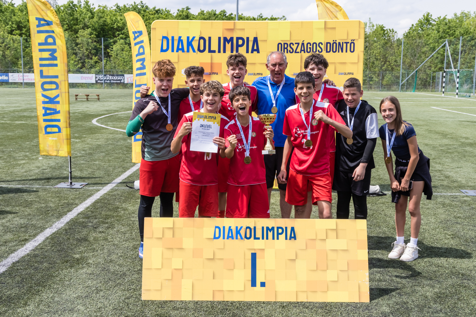 Fehérvári siker a Labdarúgás Diákolimpia országos döntőjében!