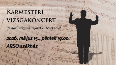 Karmesteri vizsgakoncert lesz pénteken az ARSO székházában