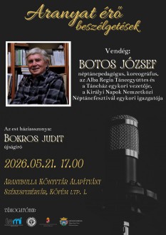 Botos József lesz csütörtökön az Aranyat érő beszélgetések vendége