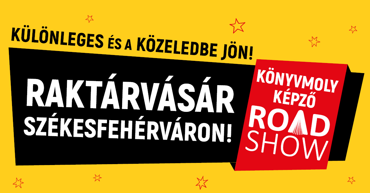 Könyvmolyképző Raktárvásár péntektől vasárnapig a MET Arénában