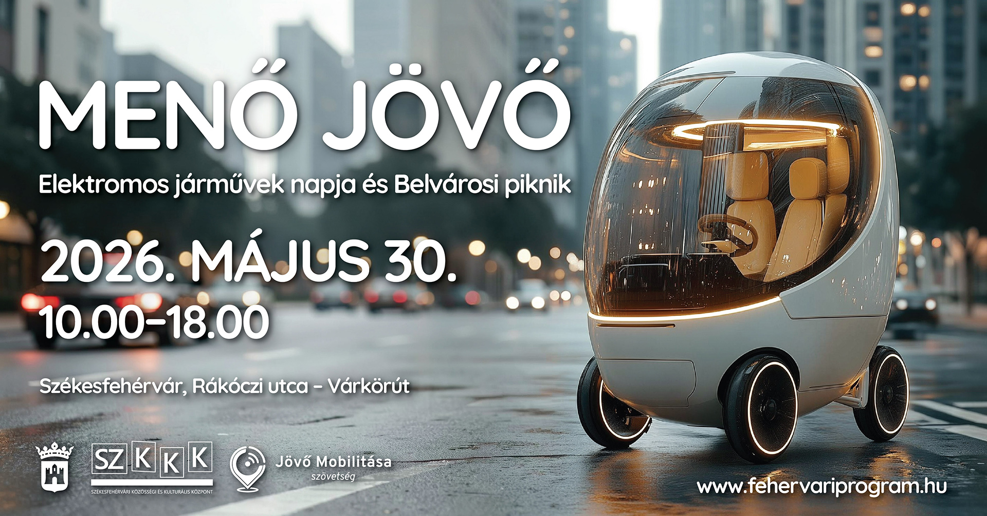 Menő jövő – Belvárosi piknik és elektromos járművek napja Székesfehérváron
