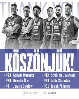 Hat játékos is távozik az Alba Fehérvár csapatától