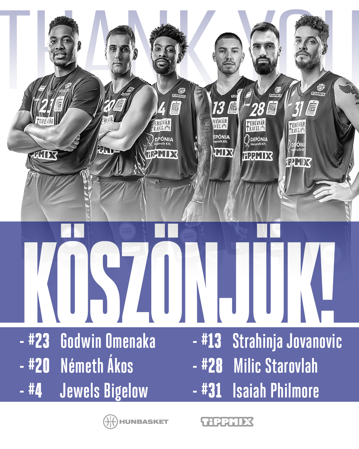Hat játékos is távozik az Alba Fehérvár csapatától