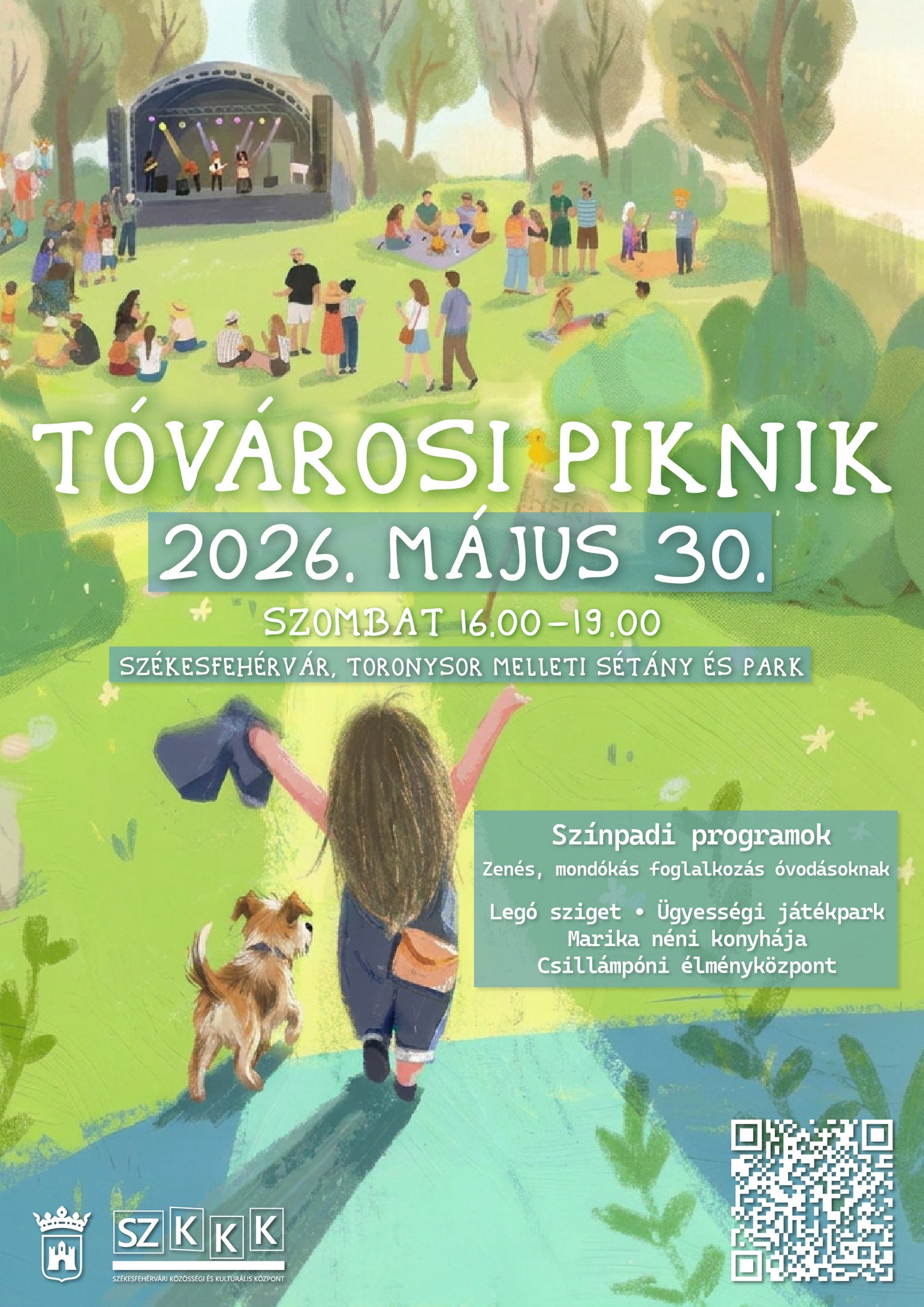Tóvárosi piknik lesz szombaton a Toronysor melletti sétányon és parkban
