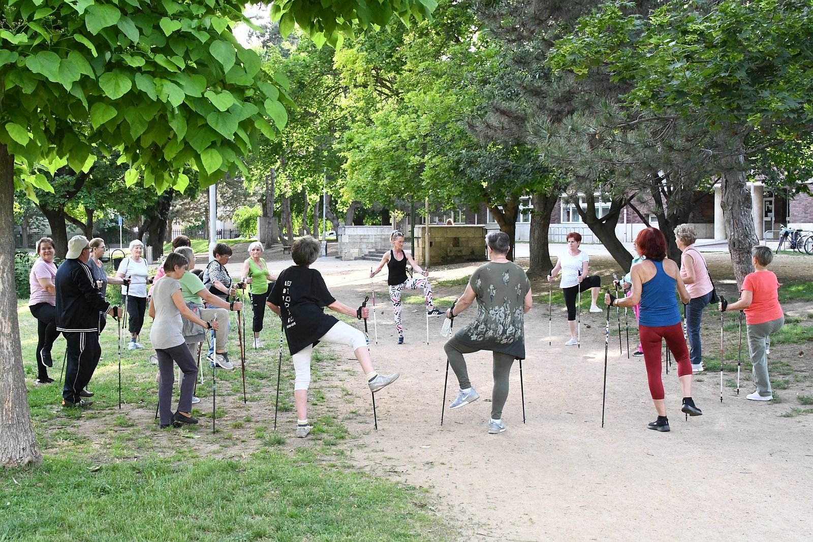 Júniusban is folytatódnak az ingyenes nordic walking foglalkozások Székesfehérváron
