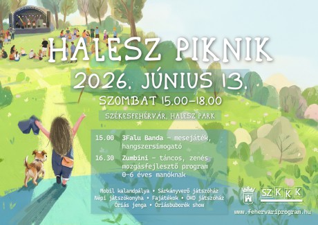 Halesz piknik lesz szombaton sok zenével, tánccal és mozgással