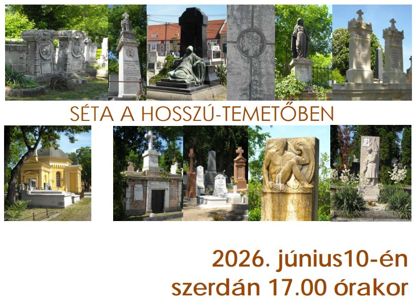 Temetői séta lesz június 10-én a Városszépítő- és Védő Egyesülettel