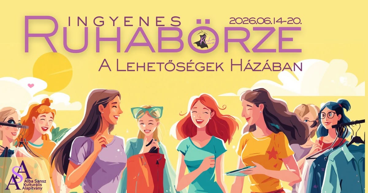 Újra lesz ingyenes ruhabörze vasárnaptól a Lehetőségek Házában