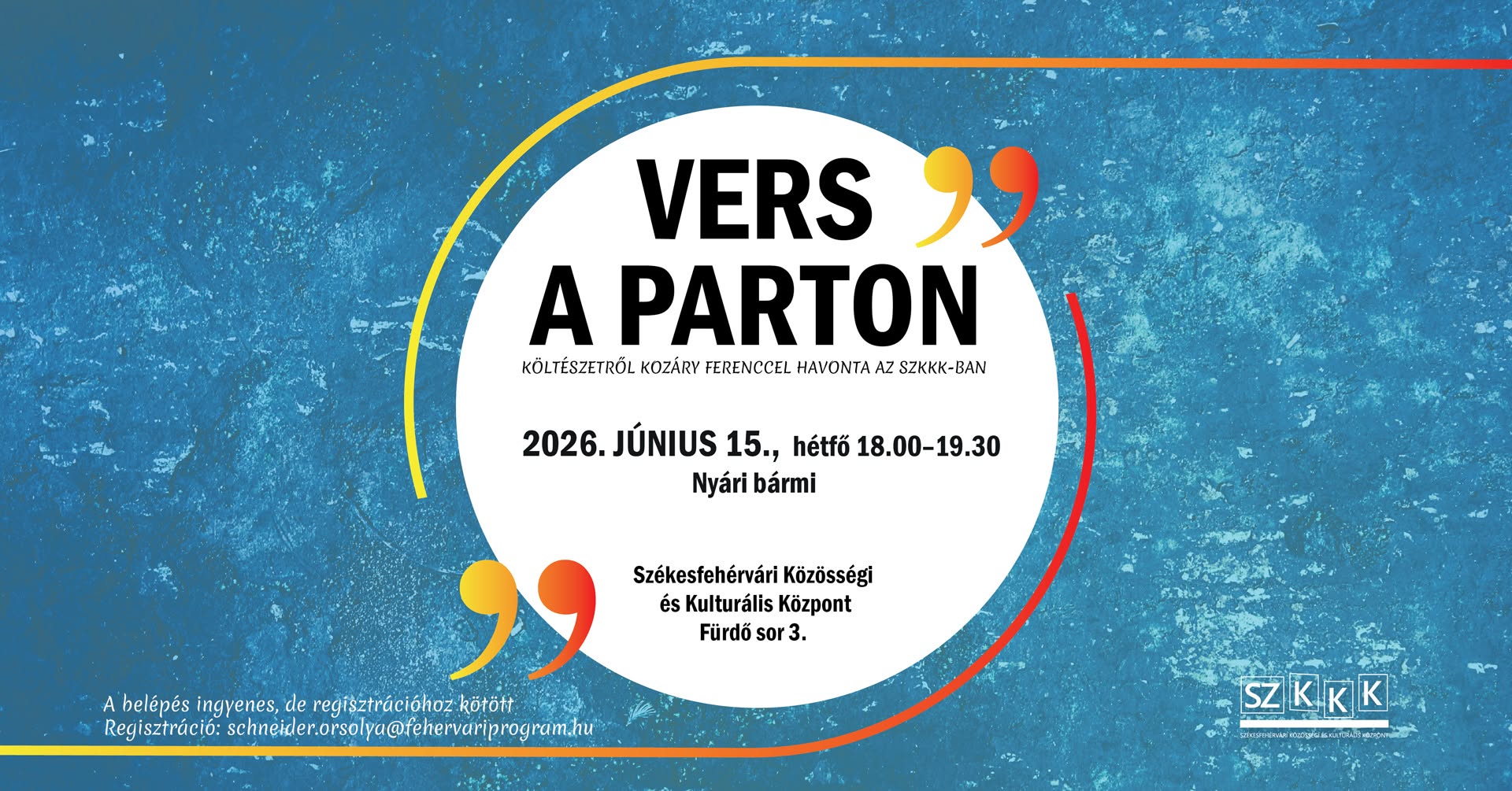 Nyári bármi – június 15-én folytatódik a Vers a parton sorozat