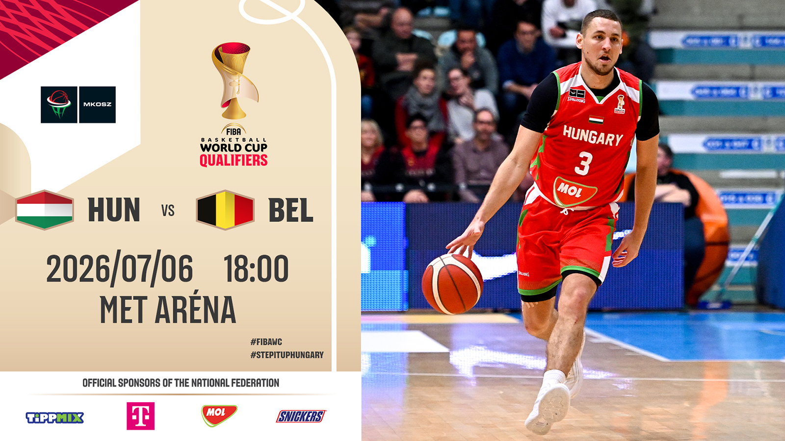 Már kaphatók a jegyek a belgák elleni júliusi vb-selejtezőre
